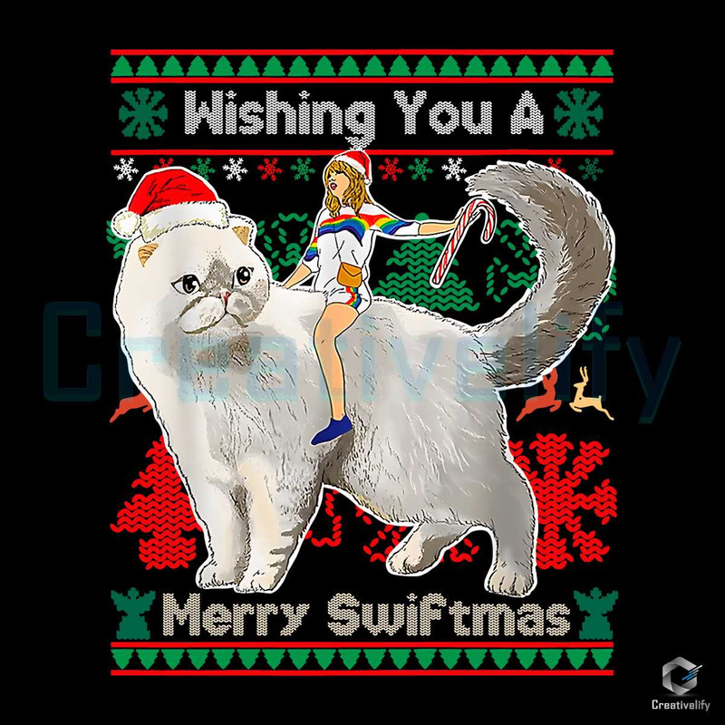 Wishing You A Merry Swiftmas PNG File Sublimation.jpg