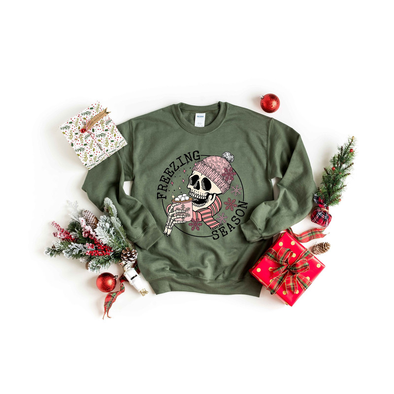 It's Freezing Season Shirt, Winter Shirt, Christmas Freezin Shirt, Freezin Shirt, Merry Christmas Shirt, Christmas Shirt, Christmas Gift.jpg