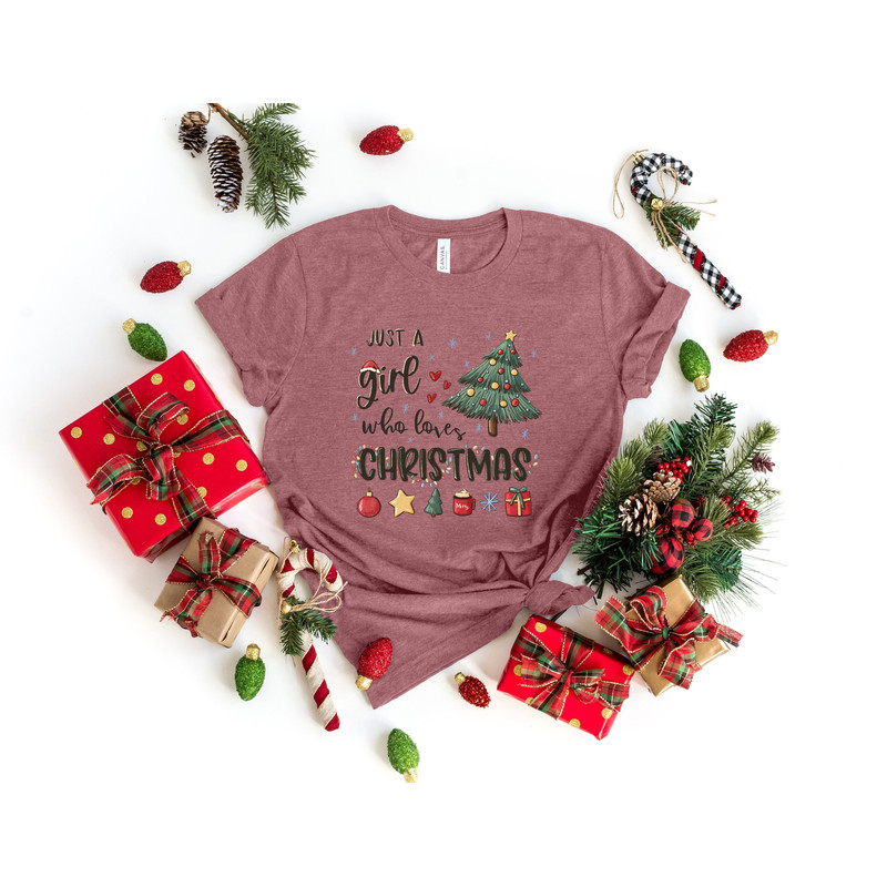 Just A Girl Who Loves Christmas, Women's Christmas Sweatshirt, Hot Chocolate, Christmas Gifts, Christmas Lover Shirt, Holiday Winter Shirt,.jpg