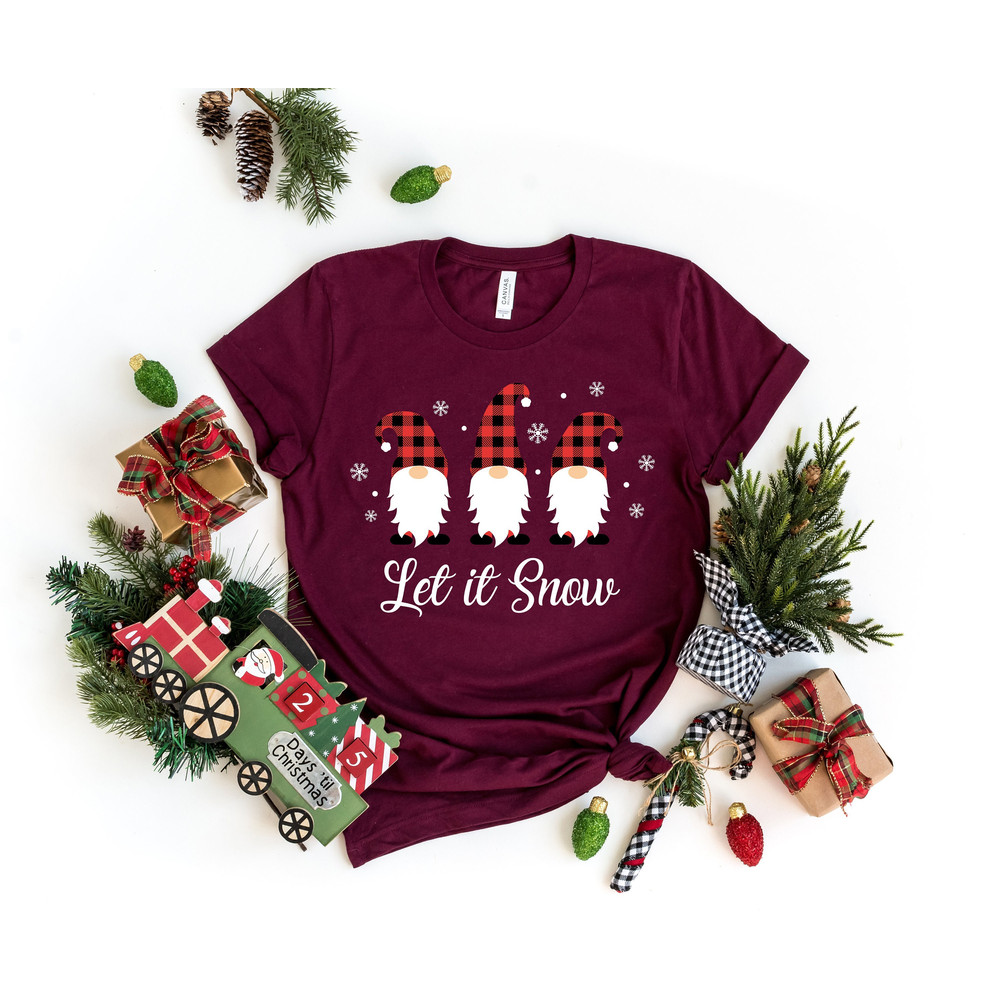 Let It Snow Christmas Gnomes Shirt, Merry ChristmasShirt, Christmas Shirt, New Year Shirt,Most Wonderful Time of The Year Shirt, Christmas.jpg