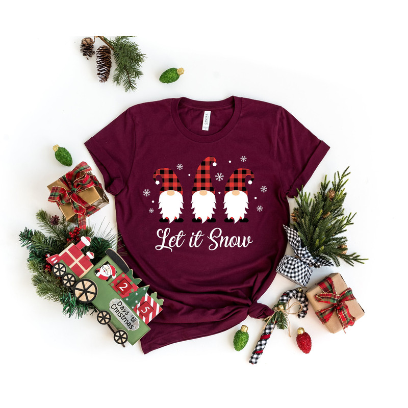Let It Snow Christmas Gnomes Shirt, Merry ChristmasShirt, Christmas Shirt, New Year Shirt,Most Wonderful Time of The Year Shirt, Christmas.jpg