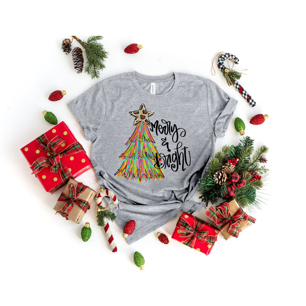 Merry and Bright Shirt,Christmas Shirt,It is the Most Wonderful Time Of The Year,Merry Christmas,Matching Family ,Family Matching Tee 1.jpg