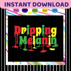 dripping melanin svg, melanin svg, black history month svg, afro woman svg, black girl for silhouette, files for cricut,