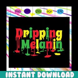 dripping melanin svg, melanin svg, black history month svg, afro woman svg, black girl for silhouette, files for cricut,