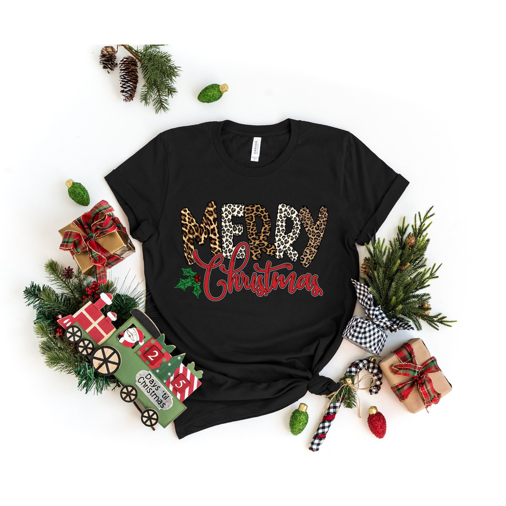 Merry Christmas Leopard , Love Christmas Y'all Shirt,Christmas Shirt,It is the Most Wonderful Time Of The Year,Matching Family Tee 2.jpg