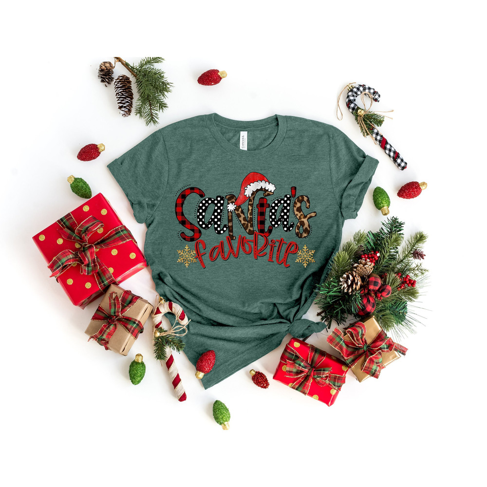 Santa Favorite Shirt, Tis The Season Christmas Shirt,It is the Most Wonderful Time Of The Year,Merry Christmas,Matching Family Shirt.jpg