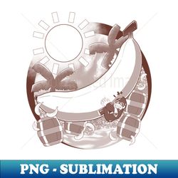 Banana Monkey - PNG Sublimation Digital Download - Unleash Your Inner Rebellion