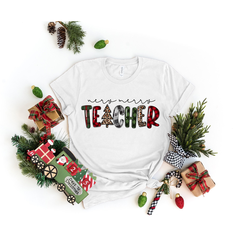 Very Merry Teacher Shirt, Teacher Christmas Shirt, Christmas Gift For Teacher ,Christmas Shirt,It is the Most Wonderful Time Of The Year.jpg