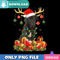 Cane Corso Dog Reindeer Santa Hat PNG Perfect Sublimation Design.jpg