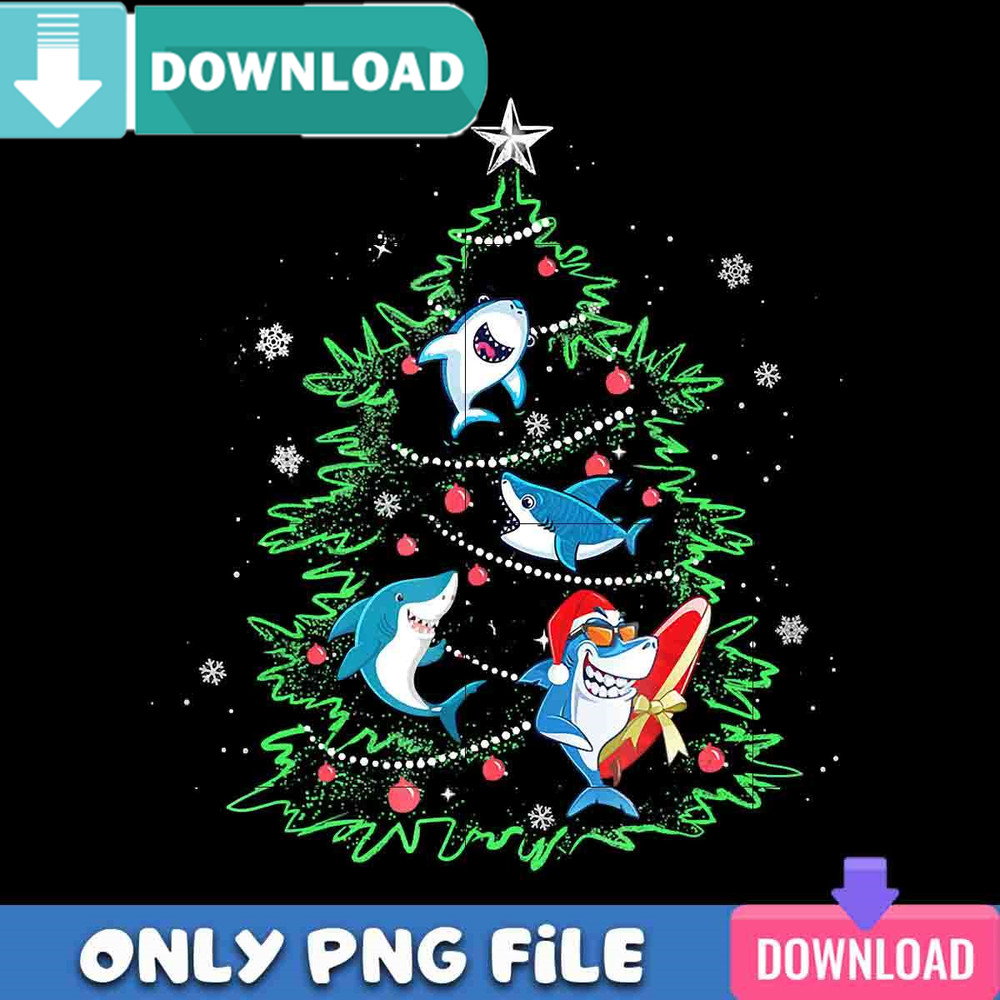 Christmas Day Shark Png Best Files Design Download.jpg