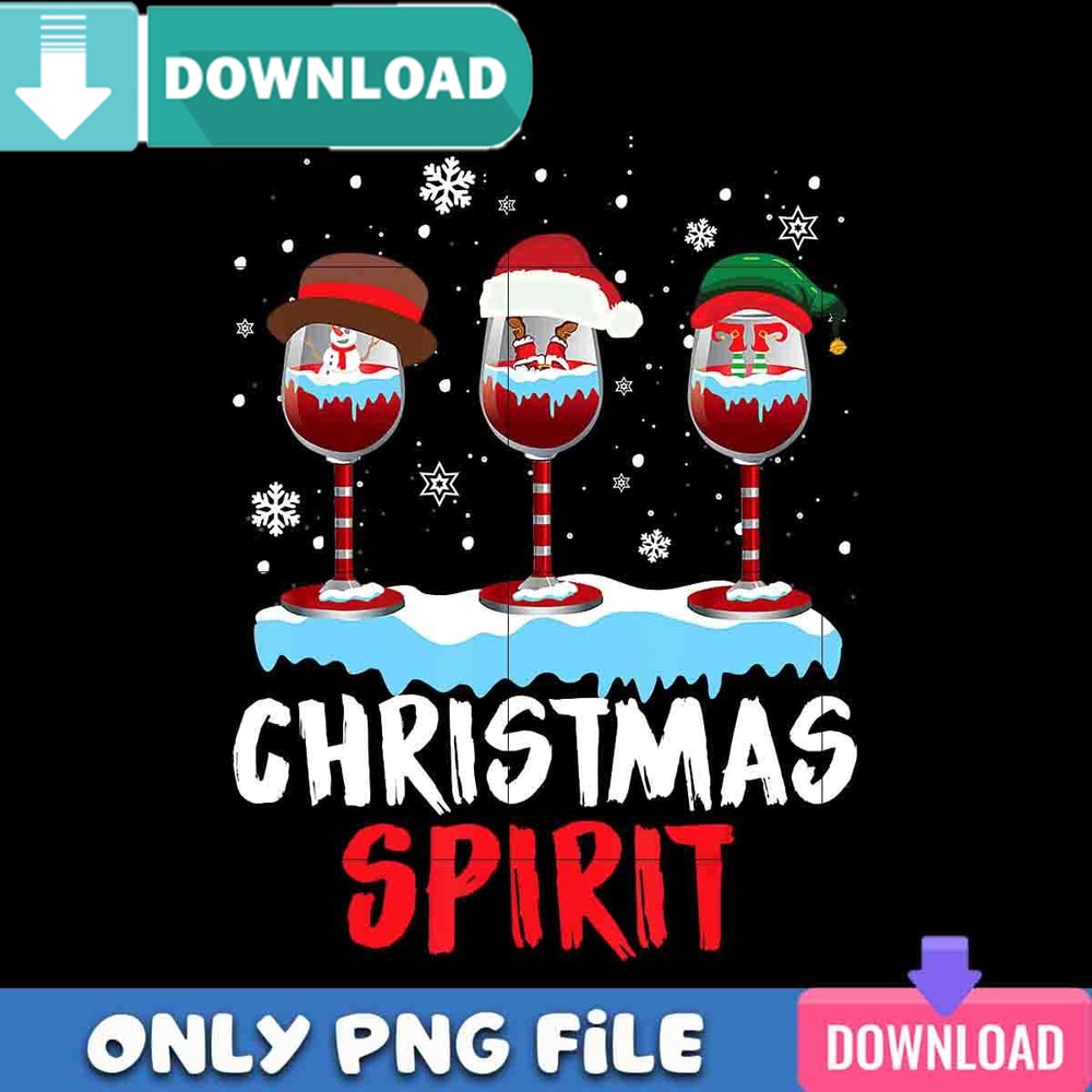 Christmas Spirit Wine Glasses Hat Png Best Files Design.jpg