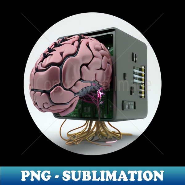 Brain Computer Transparent Computer-brain - Unique Sublimation PNG Download - Vibrant a | Inspire ...