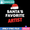 Santa's Favorite Artist Png Best Files Design Download.jpg