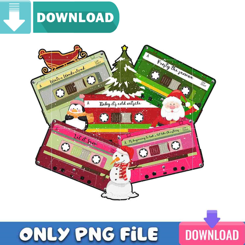 Penguin Cassette PNG Perfect Files Design Download.jpg