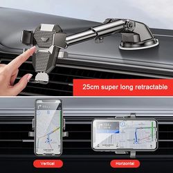 universal car phone clip holder - car cell phone mount stand holder - air vent cell phone car mount
