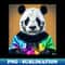 UZ-6120_cute panda wearing a colored hoodie 4329.jpg