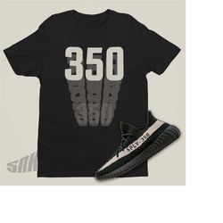 yeezy 350 v2 oreo match tee - 350 stack cross stitch tshirt - kanye shirt - sneaker graphic printed yeezy 350 tee