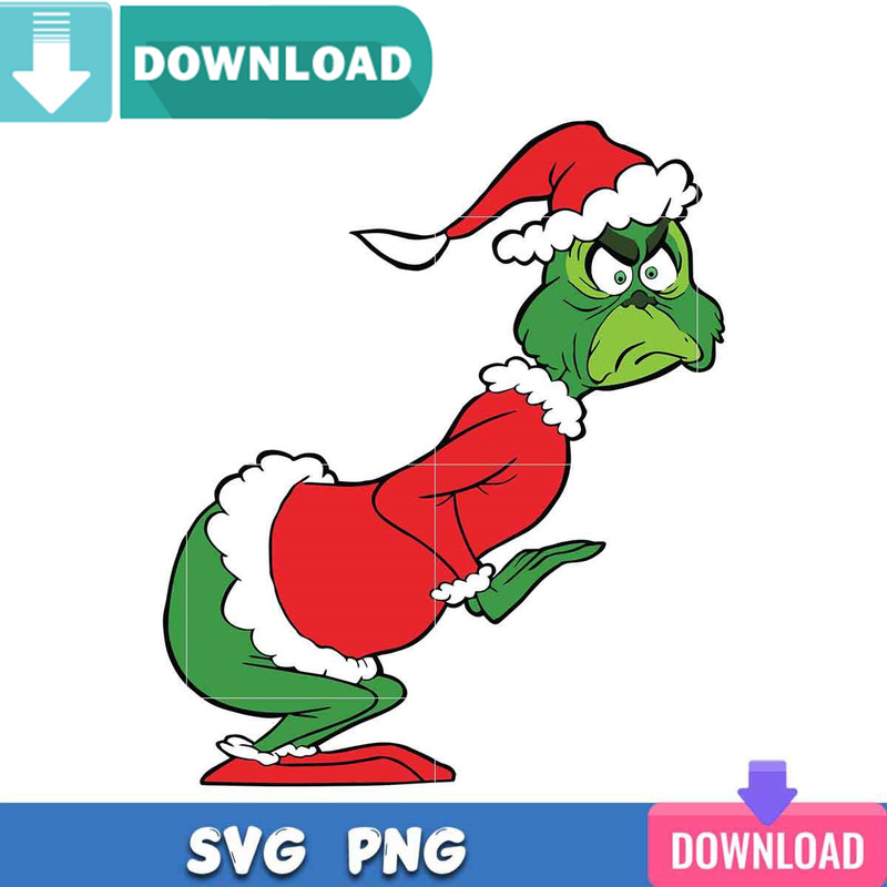 Funny Santa Grinch SVG Best Files for Cricut Svgtrending.jpg