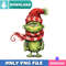 Grinch Baby With Scarf Christmas Png Best Files Design.jpg