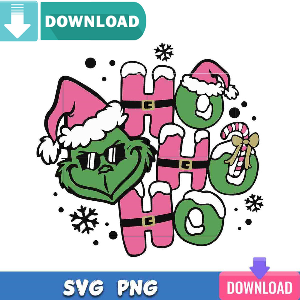 Ho Ho Ho SVG Perfect Files Sublimation Design Download.jpg