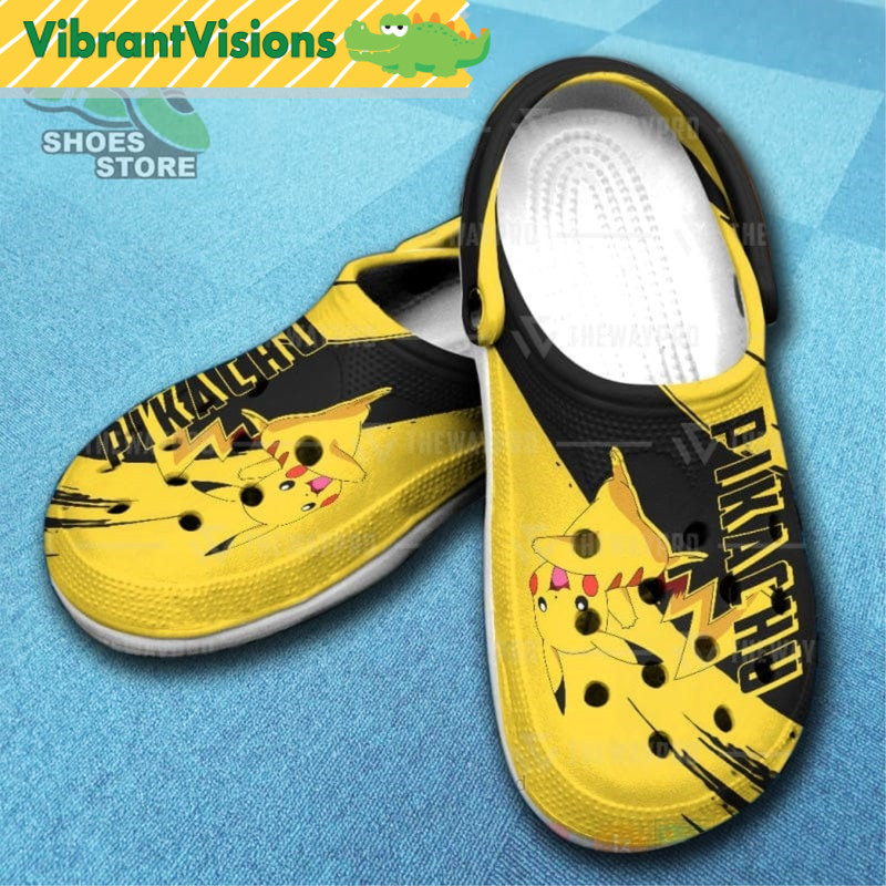 Anime Pokemon Pikachu Inspired Crocs Shoesjpg