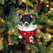 Toy Fox Terrier In Snow Pocket Christmas Ornament - Gifts For Dog Lovers - Flat Acrylic Dog Ornament.jpg