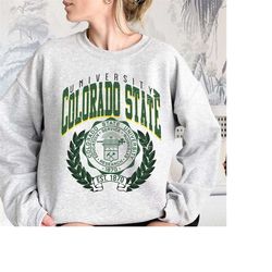 vintage 90s colorado state university csu shirt, colorado state shirt, colorado university sweatshirt, gift for her, gif