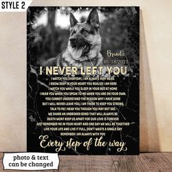 Dog Loss Gift, Personalized Crapped Canvas // Pet Loss Gifts // Personalized Pet Memorial Canvas