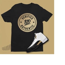 air jordan 12 royalty verified authentic shirt - emoji tee - popular air jordan sneaker tee shirt gift for friend - snea