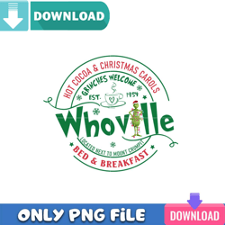 hot cocoa and christmas carols png perfect sublimation design