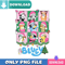 Bluey Friends Card PNG Perfect Sublimation Design Download.jpg