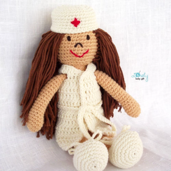 File Patter Info.pdf Nurse Doll Crochet pattern, digital file PDF, digital patter | Inspire ...
