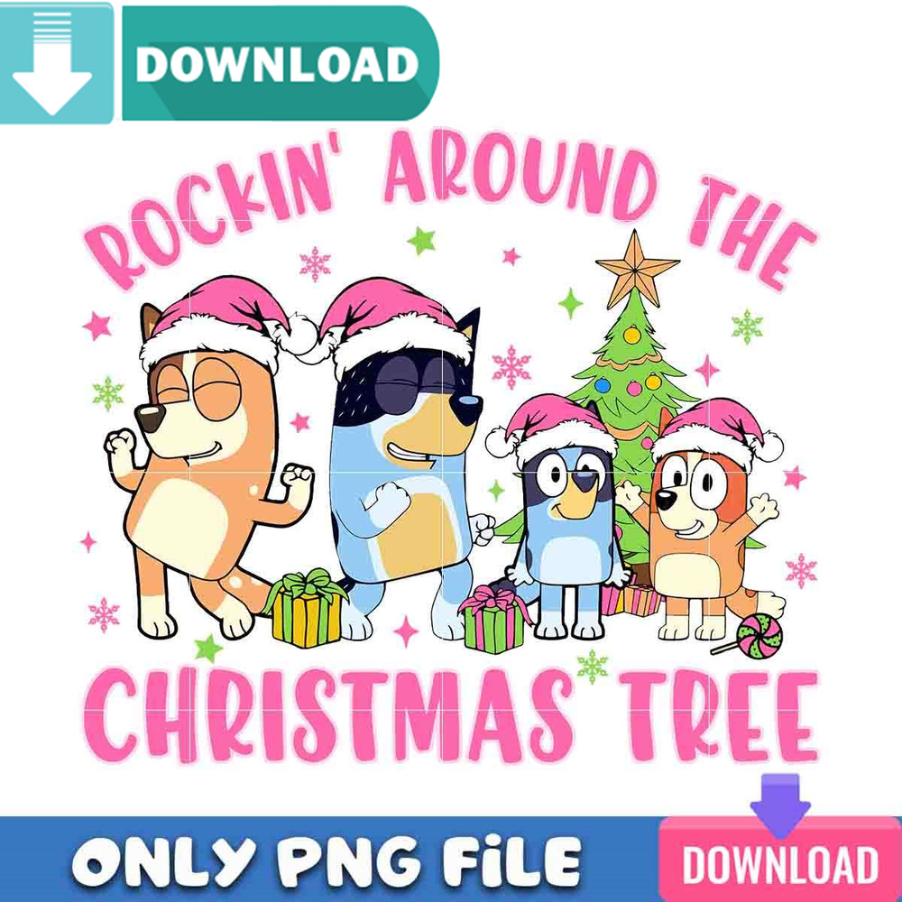 Christmas Tree In Blueymas PNG Perfect Sublimation Design Download.jpg