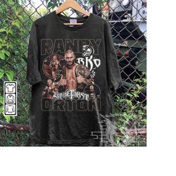 randy orton vintage 90s bootleg style shirt, retro randy orton shirt, gift for women and men unisex tee