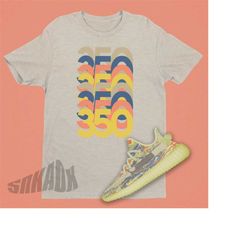 yeezy 350 oat matching shirt - 350 mx oat shirt - kanye shirt - short sleeve cotton graphic printed yeezy 350 stack tee