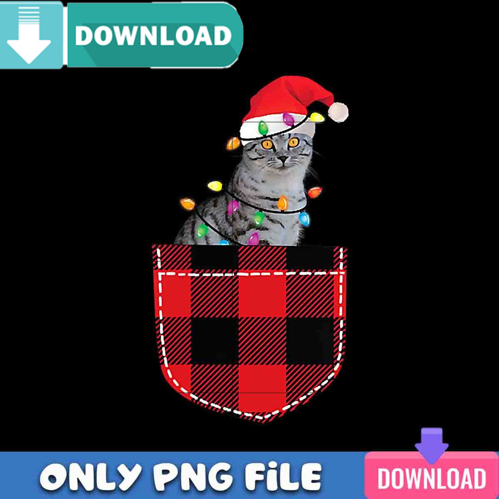 Funny Cat In Pocket PNG Perfect Files Design Download.jpg