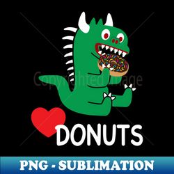 Lil Hodag - Donut Muncher Childrens Character - PNG Sublimation Digital Download - Bold & Eye-catching