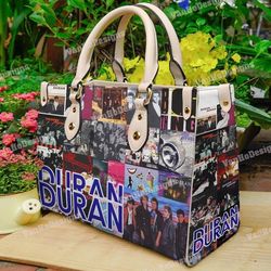 duran duran leather handbag, music tour handbag, singer handbag