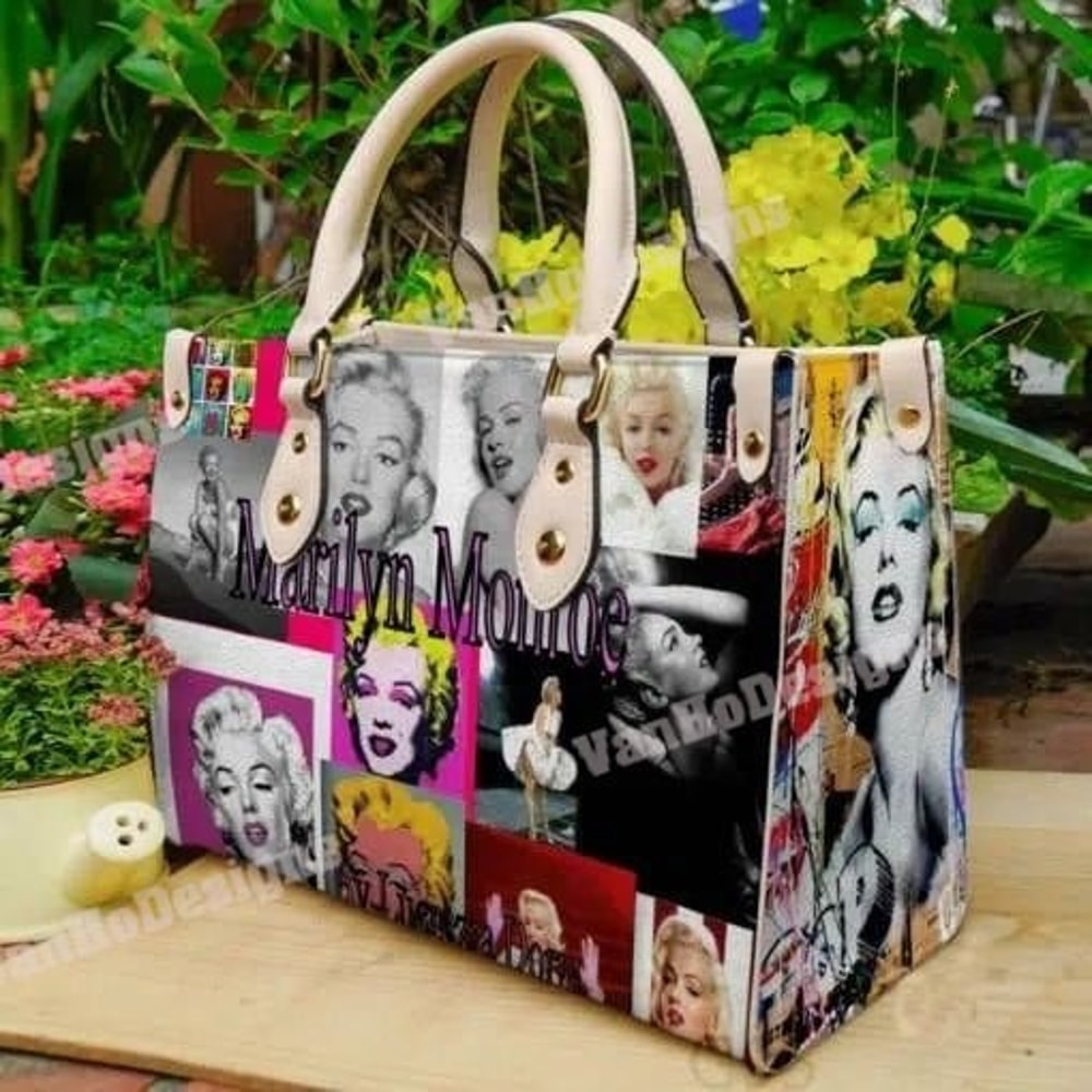 Marilyn Monroe Leather Bags, Marilyn Monroe Lovers Handbag, Marilyn Monroe Bag And Purses, Custom Leather Bags, Handmade Bag, Women Handbag.jpg