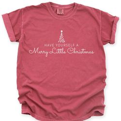 merry christmas shirt, womens christmas shirt, merry and bright christmas shirt, minimal christmas shirt, xmas tee, fami