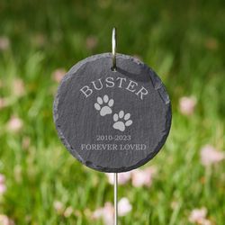 Dog Loss Gift, Dog Memorial Stone // Pet Loss Gifts // Personalized Pet Memorial Canvas