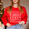 Matching Ugly Family Christmas Jumper with Names Reindeer Santa Xmas Sweatshirt Festive Holiday Family Set Mum Dad Child Outfit.jpg