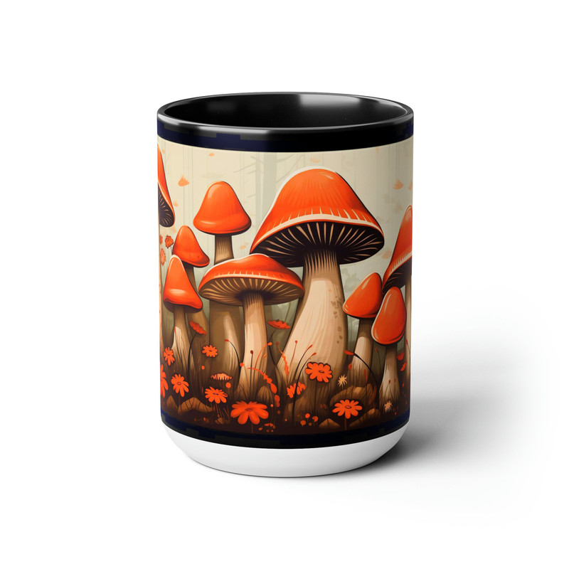 3d Mushroom Coffee Mug Botanical Mushroom Cup Red Mushroom Tea Mug Fungi Themed Mug Nature Inspired Drinkware 3D Ceramic Mushroom Forest Cup 3.jpg