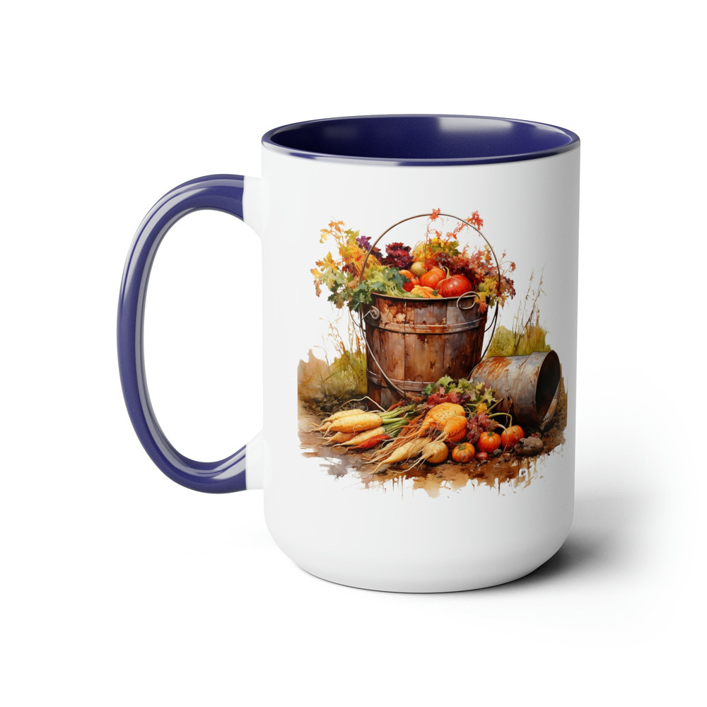 Autumn Harvest Mug Fall Themed Coffee Mug Harvest Season Tea Mug Cozy Autumn Drinkware Rustic Harvest Tea Mug Harvest Home Decor Tea Cup 6.jpg