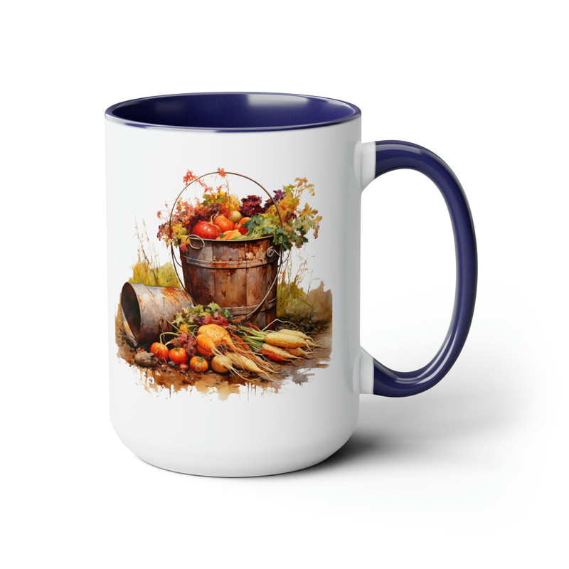 Autumn Harvest Mug Fall Themed Coffee Mug Harvest Season Tea Mug Cozy Autumn Drinkware Rustic Harvest Tea Mug Harvest Home Decor Tea Cup 8.jpg
