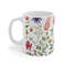 Beatiful Flower Pattern Coffee Mug Botanical Garden Flower Mug Floral Tea Cup Colorful Flower Pattern Cup Elegant Flower Design Coffee Gift 3.jpg