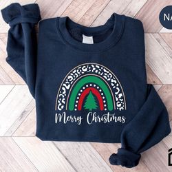 rainbow merry christmas shirt, merry christmas rainbow shirt, buffalo plaid shirt, christmas shirt, merry christmas shir