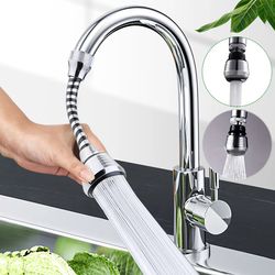 360 degree adjustment faucet extension tube water saving nozzle filter kitchen