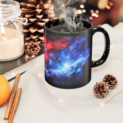 Beautiful Galaxy Mug Pretty Celestial Coffee Cup Space Lover Mug Starry Galaxy