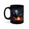 Black Campfire Mug 11oz Outdoor Camping Coffee Mug Celestial Nature Coffee Cup Hiking Tea Mug Outdoor Adventures Tea Cup Camping Mug Gift 1.jpg